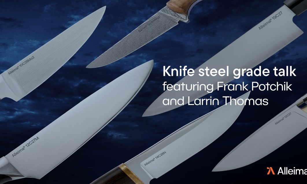 a group of knives with a dark background