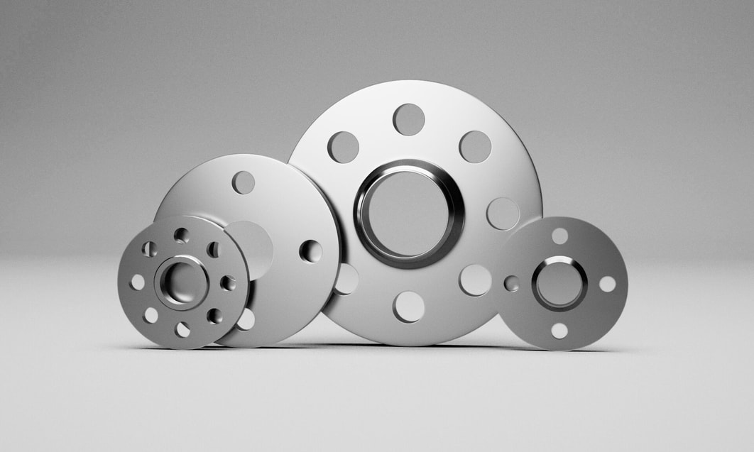 a group of metal objects