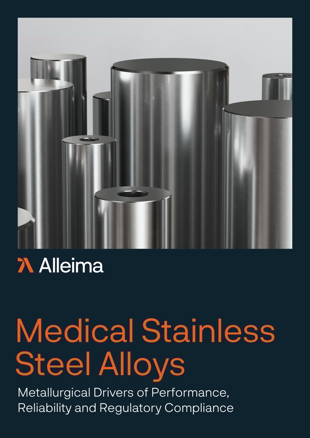 a group of metal cylinders