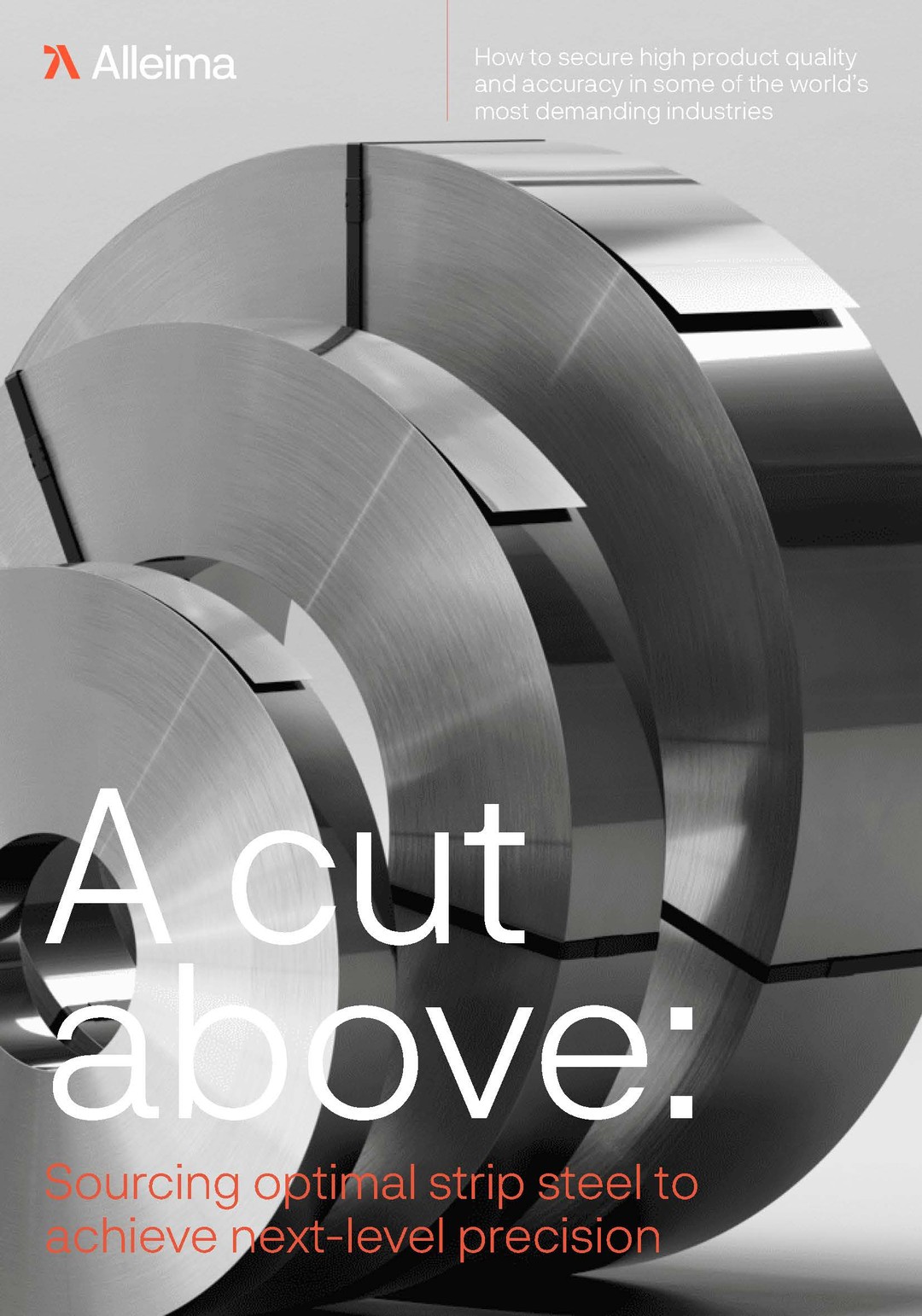 a close-up of a roll of metal