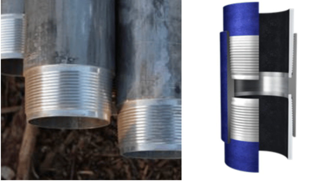 a close-up of a pipe