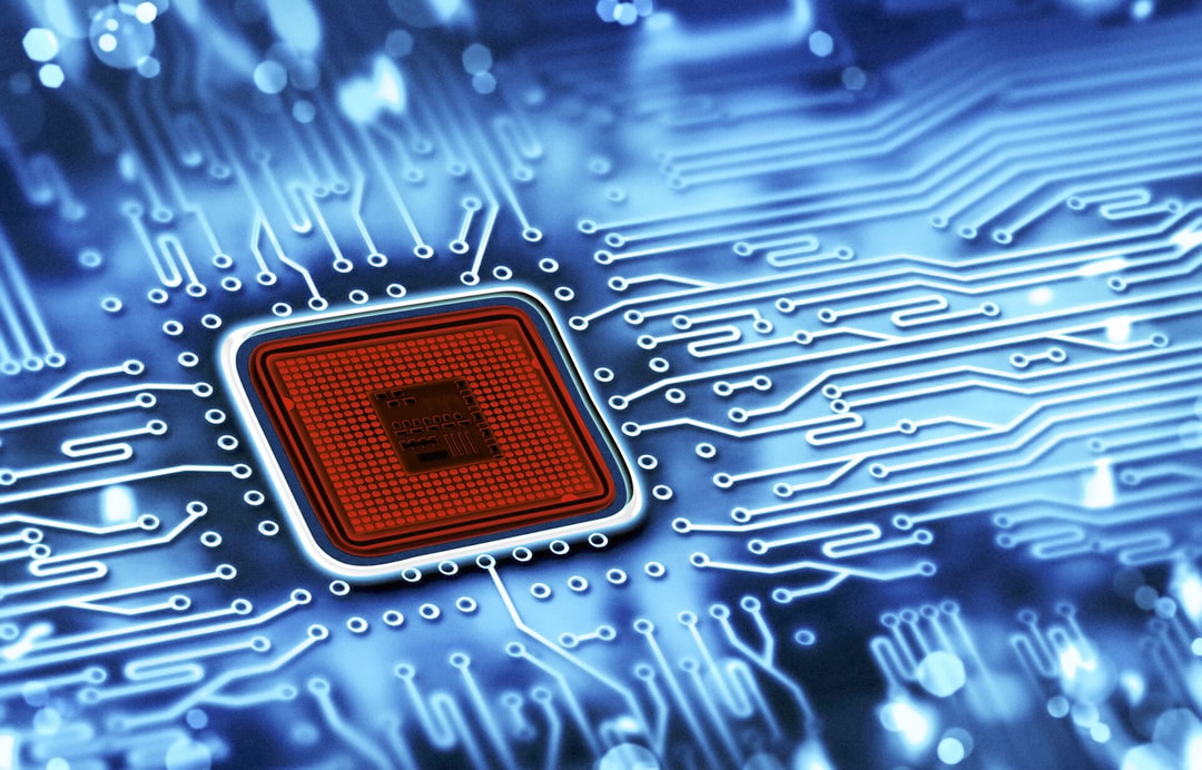 a close-up of a circuit board