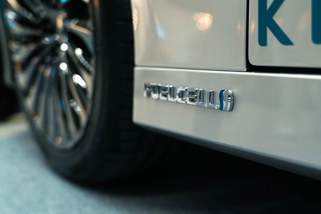 a close up of a car