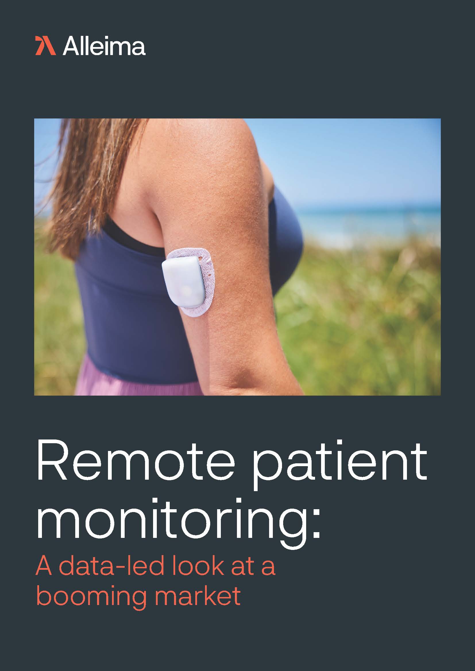 a person with a device on her arm