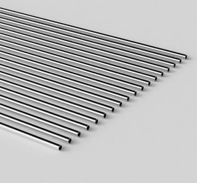 a group of metal tubes